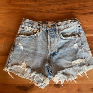 Agolde denim shorts size 26